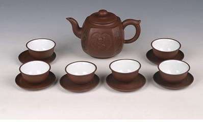 紫砂茶具的图片-套组系列
